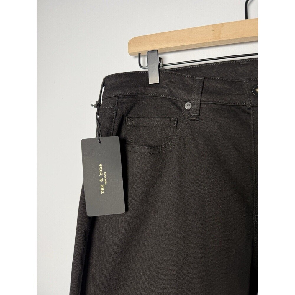 Rag and Bone Dylan Low Rise Boyfriend Black Jeans Womens Size 30 NWT $198 - Picture 4 of 11